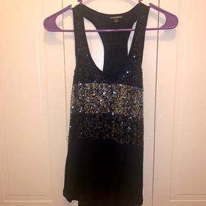 Express sequin tank top